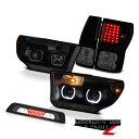 テールライト 07-13 Toyota Tundra Platinum Headlamps Phantom Smoke High Stop Lamp Tail Lamps 07-13トヨタトンドラプラチナヘッドランプファントムスモークハイストップランプテールランプ(2)