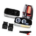 テールライト 03-06 Sierra 2500HD Foglights SMD Tail Brake Lights Signal Light Headligh...
