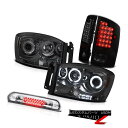 テールライト Tinted Eye Headlights Sinister Black LED Brake Lamp Third Cargo 2007-2008...
