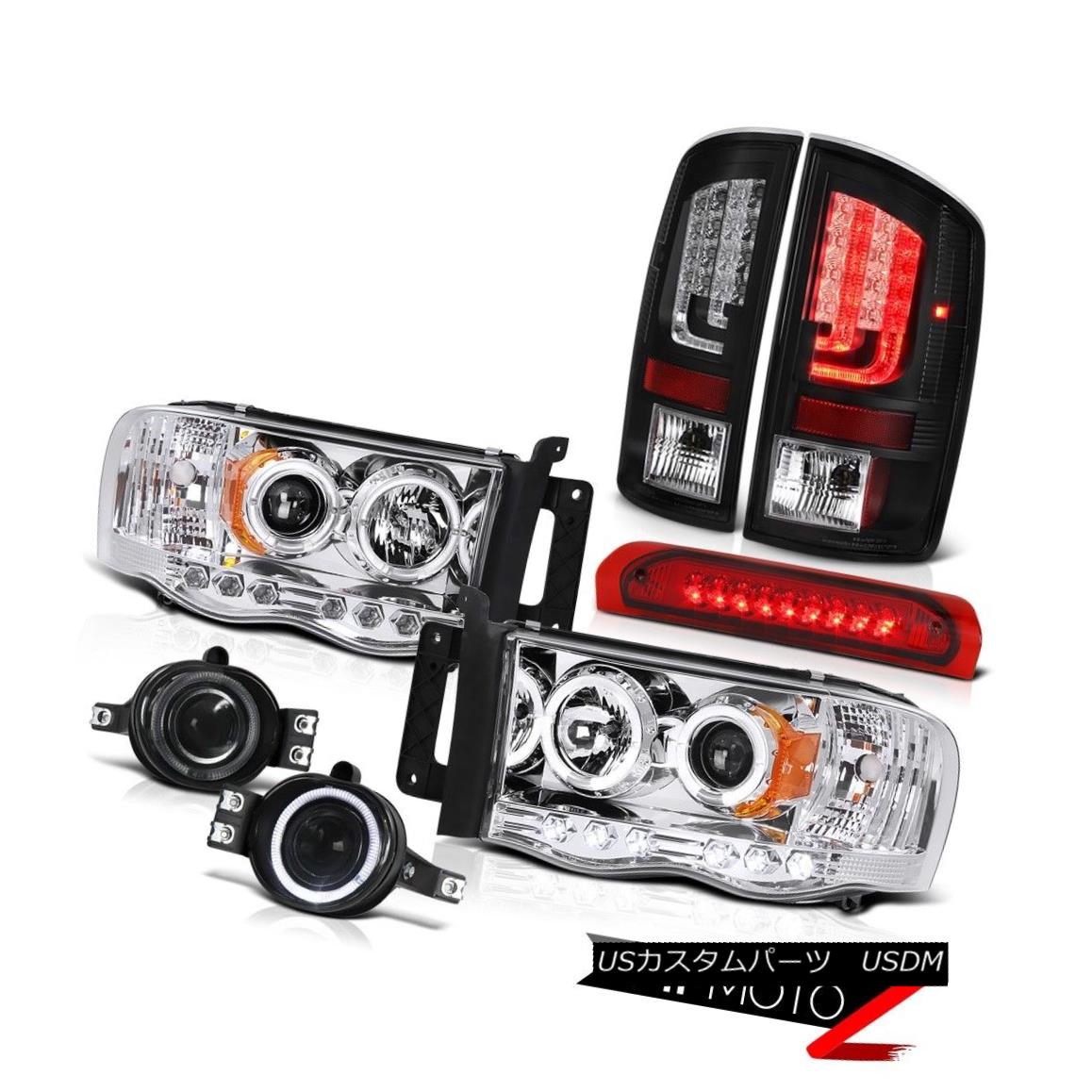 テールライト 2003-2005 Dodge Ram 1500 3.7L Taillights Headlamps Foglights Red Roof Cab Light 2003-2005ダッジラム1500 3.7Lターンライトヘッドランプフォギーライトレッドルーフキャブライト