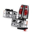 テールライト NEWEST Chrome Altezza Tail Lights Headlights 1994-1998 Chevy Silverado Suburban 最新のクロームAltezzaテールライトヘッドライト1994-1998 Chevy Silverado郊外(2)
