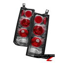 テールライト Black 2003-2014 Chevy Express GMC Savana 1500 2500 3500 Tail Lights Lamps Pair ブラック2003-2014シボレーエクスプレスGMCサバナ1500 2500 3500テールライトランプペア