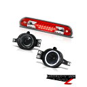 テールライト Projector Tinted Fog Lights Third Cargo Lights 3rd Brake Red LED 02-05 Do...