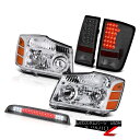 テールライト For 04-15 Titan SL Factory Style Headlights Tail Lights Brake Lights 3rd ...