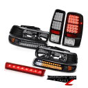 テールライト Satin Black Headlamps LED Infinity Lights Third Cargo 2000-2006 Suburban ...