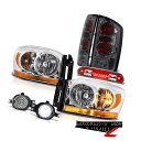 テールライト 2006 Ram St Crystal Clear Headlamps Fog Lights Red 3RD Brake Lamp Rear Lamps 2006年Ram StクリスタルクリアヘッドランプフォグライトRed 3RDブレーキランプリアライト