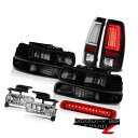 テールライト 99-02 Silverado 4.3L Tail Lamps Headlamps Bumper Red Roof Brake Light Fog LED 99-02 Silverado 4.3LテールランプヘッドランプバンパーレッドルーフブレーキライトフォグLED(2)