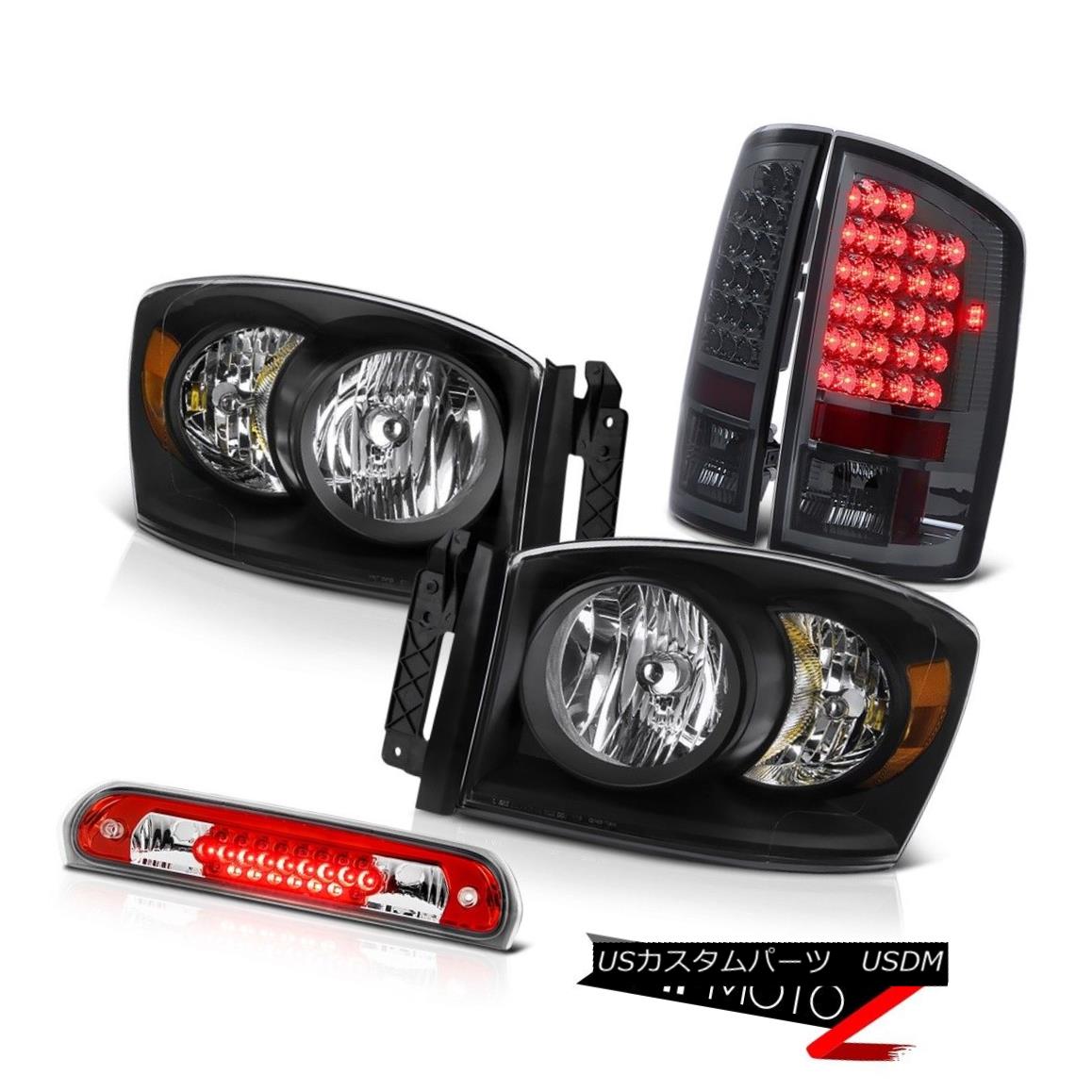 Black Replacement Headlamps Signal Tail Light High Stop LED Red 2007 2008 Ram V8カテゴリテールライト状態新品メーカーDodge車種Ram 2500発送詳細送料一律 1000円（※北海道、沖縄、離島は省く）商品詳細輸入商品の為、英語表記となります。 Condition: New Brand: Venom Inc. [Headlight] Side: Driver&Passenger Side Provided Manufacturer Part Number: OEM#B0907H_2007_2008_A8682 [Tail Light] Brake: Built-In LED Interchange Part Number: 55077794AD/55077795, 55277302AC/55277303, 5072594AD [Tail Light] Dashboard Light: Error-Free Other Part Number: CH2519114/CH2518114,CH2801165/CH2800165 [Tail Light] Parking: Built-In LED Placement on Vehicle: Left, Right, Front, Rear [Tail Light] Reverse: Re-use Original 3157 Bulbs Warranty: 60 Day [Tail Light] Side: Driver & Passenger Included [Headlight] Low Beam Bulb: Re-use Original H13 Bulbs [Tail Light] Signal: Built-in LED [Headlight] DOT & SAE: Approved Contact Us: TEL: 1-844-884-7847 | HOURS: 9am - 6pm PST [Headlight] High Beam Bulb: Re-use Original H13 Bulbs Returns: 60-Days LOVE IT or RETURN IT! UPC: 7426545375398 EAN: 7426545375398※以下の注意事項をご理解頂いた上で、ご入札下さい※■海外輸入品の為、NC,NRでお願い致します。■フィッテングや車検対応の有無については、画像と説明文よりお客様の方にてご判断をお願いしております。■USのカスタムパーツは国内の純正パーツを取り外した後、接続コネクタが必ずしも一致するとは限らず、加工が必要な場合がございます。■商品説明文中に英語にて”保障”に関する記載があっても適応はされませんので、ご理解ください。■初期不良（到着より7日以内）のみ保証対象とします。ただし、取り付け後は、保証対象外とします。■海外倉庫から到着した製品を、再度国内で検品を行い、日本郵便または佐川急便にて発送となります。■お届けまでには、2〜3週間程頂いております。ただし、天候次第で多少遅れが発生する場合もあります。■商品落札後のお客様のご都合によるキャンセルはお断りしておりますが、商品落札金額の30％の手数料をいただいた場合のみお受けいたします。■他にもUSパーツを多数出品させて頂いておりますので、ご覧頂けたらと思います。■USパーツの輸入代行も行っておりますので、ショップに掲載されていない商品でもお探しする事が可能です!!お気軽にお問い合わせ下さい。&nbsp;