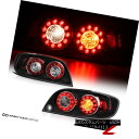 テールライト 2004-2008 Mazda RX8 RX-8 Shinka Nemesis Rear JDM Black LED Rear Tail Lights Lamp 2004-2008マツダRX8 RX-8シンカネメシスリアJDMブラックリアテールライトランプ