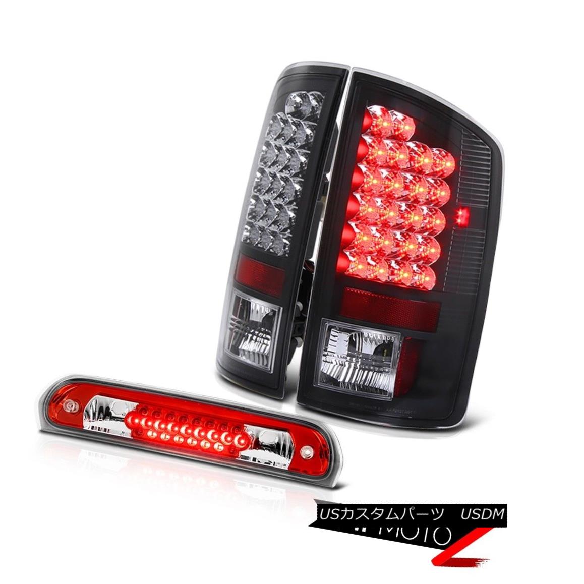 テールライト SMD Signal Tail Lights [Attitude Black] High Brake Cargo LED 07-08 Dodge Ram ST SMD信号テールライト[Attitude Black]高ブレーキカーゴLED 07-08 Dodge Ram ST 1