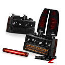 テールライト 1988-1993 Chevy C/K DARK SMOKE LED Signal Bumper Headlight Taillamp SMD 3...
