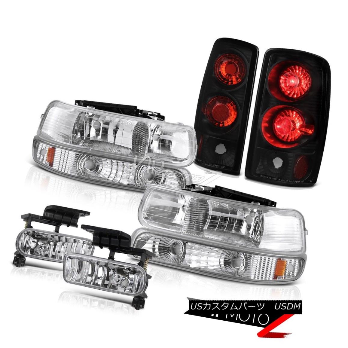テールライト 00 01 02 03 04 05 06 Tahoe LT Headlamp Signal Taillights Black Crystal Clear Fog 00 01 02 03 04 05 06タホーヘッドランプ信号灯台ブラッククリスタルクリアフォグ