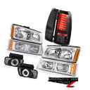 テールライト Head Lights Euro Bumper Light Taillamp LED Foglights 2003-2006 Silverado 6.0L V8 ヘッドライトユーロバンパーライトTaillamp LED Foglights 2003-2006 Silverado 6.0L V8(2)