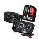 テールライト 2006 Ram 1500 Tail Lamps Headlamps FroSTy Neon Tube Tron Tube Halo Rim Dual Halo 2006ラム1500テールランプヘッドランプFroSTyネオンチューブトロンチューブハローリムデュアルヘイロー(2)