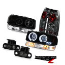 テールライト 99-02 Sierra 5.3L Smokey foglights rear brake lights bumper lamp ccfl headlamps 99-02 Sierra 5.3Lスモーキーフォグライトリアブレーキライトバンパーランプccflヘッドライト(2)