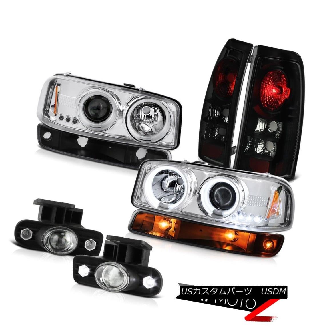 ơ饤 99-02 Sierra C3 Fog lights rear brake black signal lamp ccfl projector Headlamps 99-02C3եץꥢ֥졼֥åʥccflץإåɥ