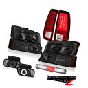 テールライト 03-06 Silverado Taillamps Headlights Crystal Clear Roof Brake Light Fog Lights 03-06 Silverado Taillampsヘッドライトクリスタルクリア屋根ブレーキライトフォグライト(2)