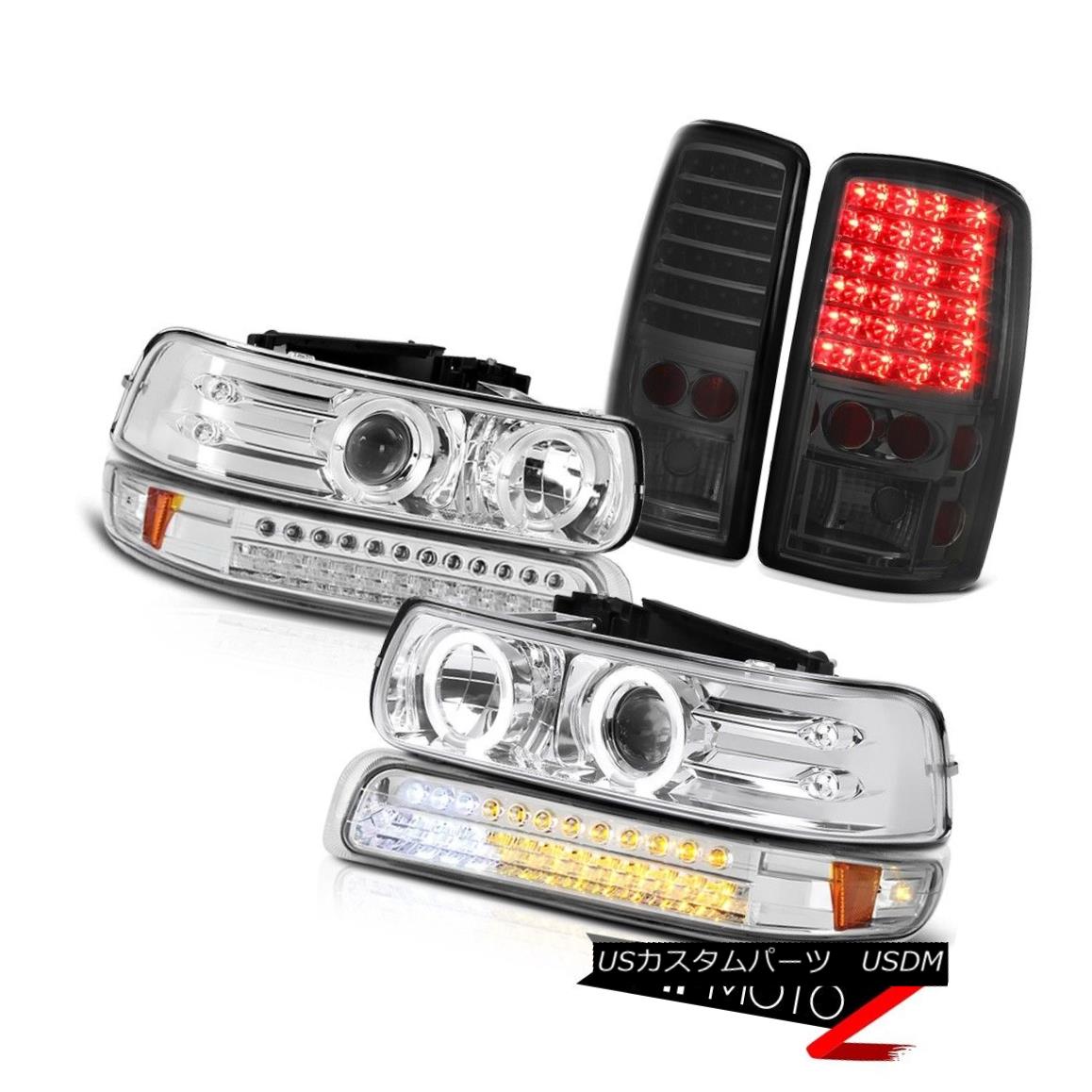 テールライト 00 01 02 03 04 05 06 Tahoe 2X Angel Eye Projector Headlight LED Bumper Taillight 00 01 02 03 04 05 06タホー2XエンジェルアイプロジェクターヘッドライトLEDバンパーテールライト