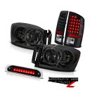 スモークヘッド 18 テールライト Crystal Smoke Headlights Black LED Tail Lights Brake Cargo 2007