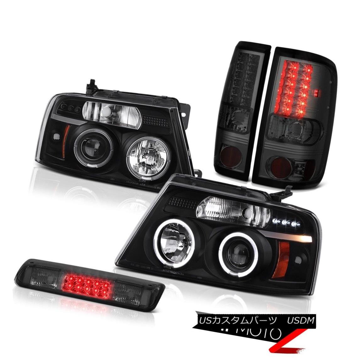 テールライト 04 05 06 07 08 Ford F150 STX Phantom Smoke 3rd Brake Light Headlights Taillights 04 05 06 07 08フォードF150 STXファントムスモーク第3ブレーキライトヘッドライト