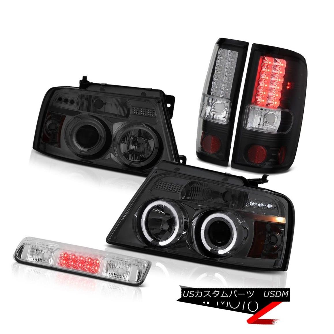 スモークヘッド 43 テールライト 2004-2008 Ford F150 FX4 3rd Brake Light Smoked Headlights Taill