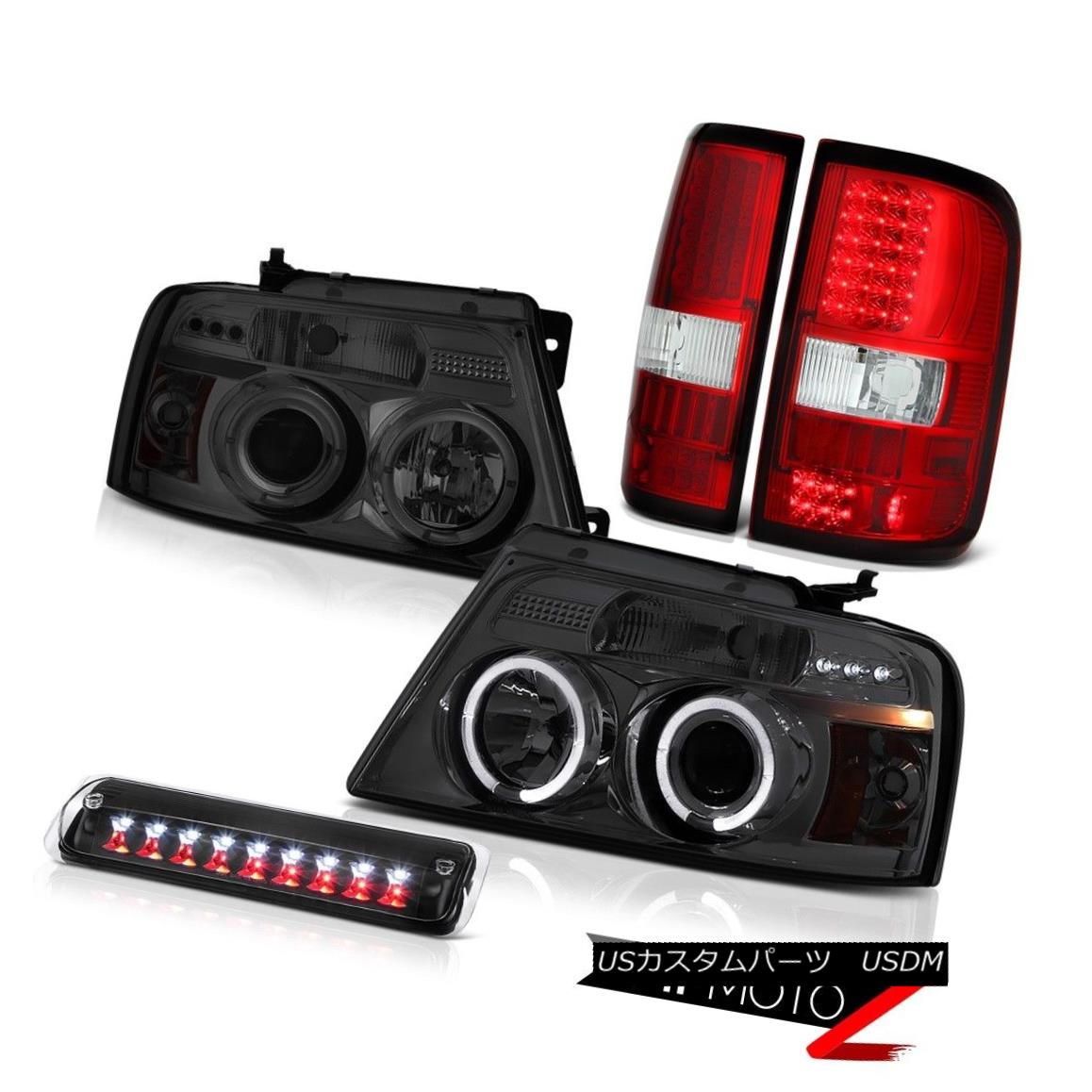 テールライト 04 05 06 07 08 Ford F150 FX4 Roof Cargo Lamp Taillamps Smokey Headlights LED SMD 04 05 06 07 08フォードF150 FX4ルーフカーゴランプタイルランプスモーキーヘッドライトLED SMD 1