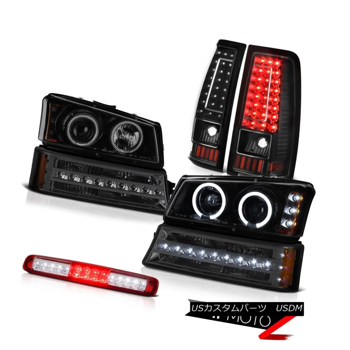 テールライト 2003-2006 Silverado Red Clear 3RD Brake Light Parking Lights Light Headlights 2003-..