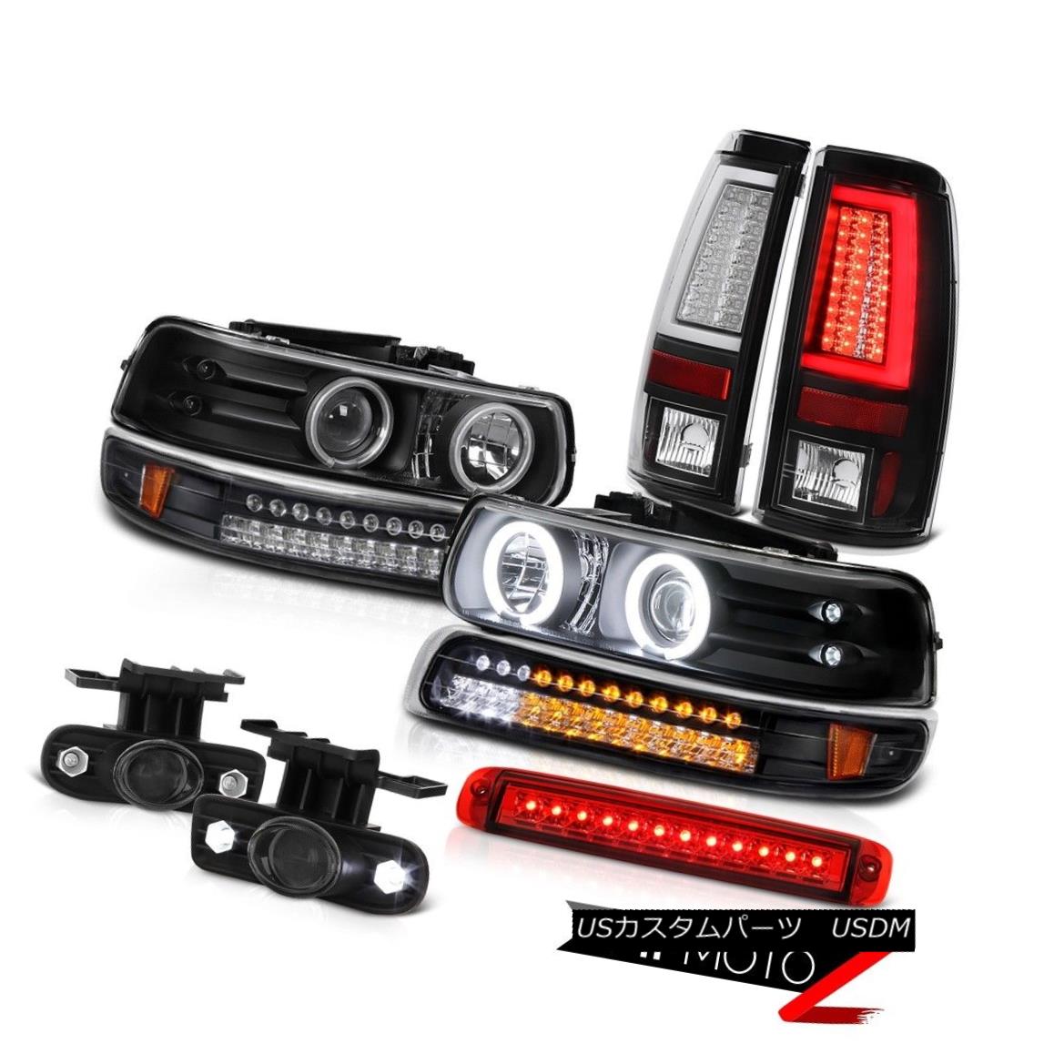 1999-2002 Silverado WT Taillamps Roof Cargo Light Fog Lights Signal Headlampsカテゴリテールライト状態新品メーカーChevrolet車種Silverado 1500発送詳細送料一律 1000円（※北海道、沖縄、離島は省く）商品詳細輸入商品の為、英語表記となります。 Condition: New Brand: Venom Inc. [Headlight] Halo Type: Cold Cathode Fluorescent Light Manufacturer Part Number: OEM#A7799H_1999_2000_2001_2002_A10260 [Fog Light] Wiring: [Fog Light] Wiring Interchange Part Number: 16526134/15199559/15198453/10368477/5978318 [Fog Light] Switch: [Fog Light] Switch Other Part Number: GM2503187/GM2521173/GM2800173/GM2593113 [Fog Light] Bulbs: [Fog Light] Bulbs Placement on Vehicle: Left, Right, Front, Rear [Headlight] Side: Driver&Passenger Side Provided Warranty: 60 Day [Tail Light] Brake: Built-In LED Fitment Type: Direct Replacement [Tail Light] Dashboard Light: Error-Free Lens Color: Clear, Smoke, Red [Tail Light] Parking: Built-In OLED Bar Housing Color: Black, Chrome [Tail Light] Reverse: Re-use Original 3157 Bulbs [Headlight] Low Beam Bulb: H1 Bulbs Included [Tail Light] Side: Driver & Passenger Included [Headlight] DOT & SAE: Approved [Tail Light] Signal: Built-in LED [Headlight] LED Brand: Nichia - Made In Japan Contact Us: TEL: 1-844-884-7847 | HOURS: 9am - 6pm PST [Headlight] High Beam Bulb: Re-use Original 9005 Bulbs※以下の注意事項をご理解頂いた上で、ご入札下さい※■海外輸入品の為、NC,NRでお願い致します。■フィッテングや車検対応の有無については、画像と説明文よりお客様の方にてご判断をお願いしております。■USのカスタムパーツは国内の純正パーツを取り外した後、接続コネクタが必ずしも一致するとは限らず、加工が必要な場合がございます。■商品説明文中に英語にて”保障”に関する記載があっても適応はされませんので、ご理解ください。■初期不良（到着より7日以内）のみ保証対象とします。ただし、取り付け後は、保証対象外とします。■海外倉庫から到着した製品を、再度国内で検品を行い、日本郵便または佐川急便にて発送となります。■お届けまでには、2〜3週間程頂いております。ただし、天候次第で多少遅れが発生する場合もあります。■商品落札後のお客様のご都合によるキャンセルはお断りしておりますが、商品落札金額の30％の手数料をいただいた場合のみお受けいたします。■他にもUSパーツを多数出品させて頂いておりますので、ご覧頂けたらと思います。■USパーツの輸入代行も行っておりますので、ショップに掲載されていない商品でもお探しする事が可能です!!お気軽にお問い合わせ下さい。&nbsp;