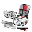 テールライト 07-13 Toyota Tundra Limited DRL Strip 3RD Brake Lamp Rear Lamps Headlamps...