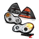 テールライト 2001-2004 Mercedes Benz C230 Taillamps Chrome Headlamps LED SMD 