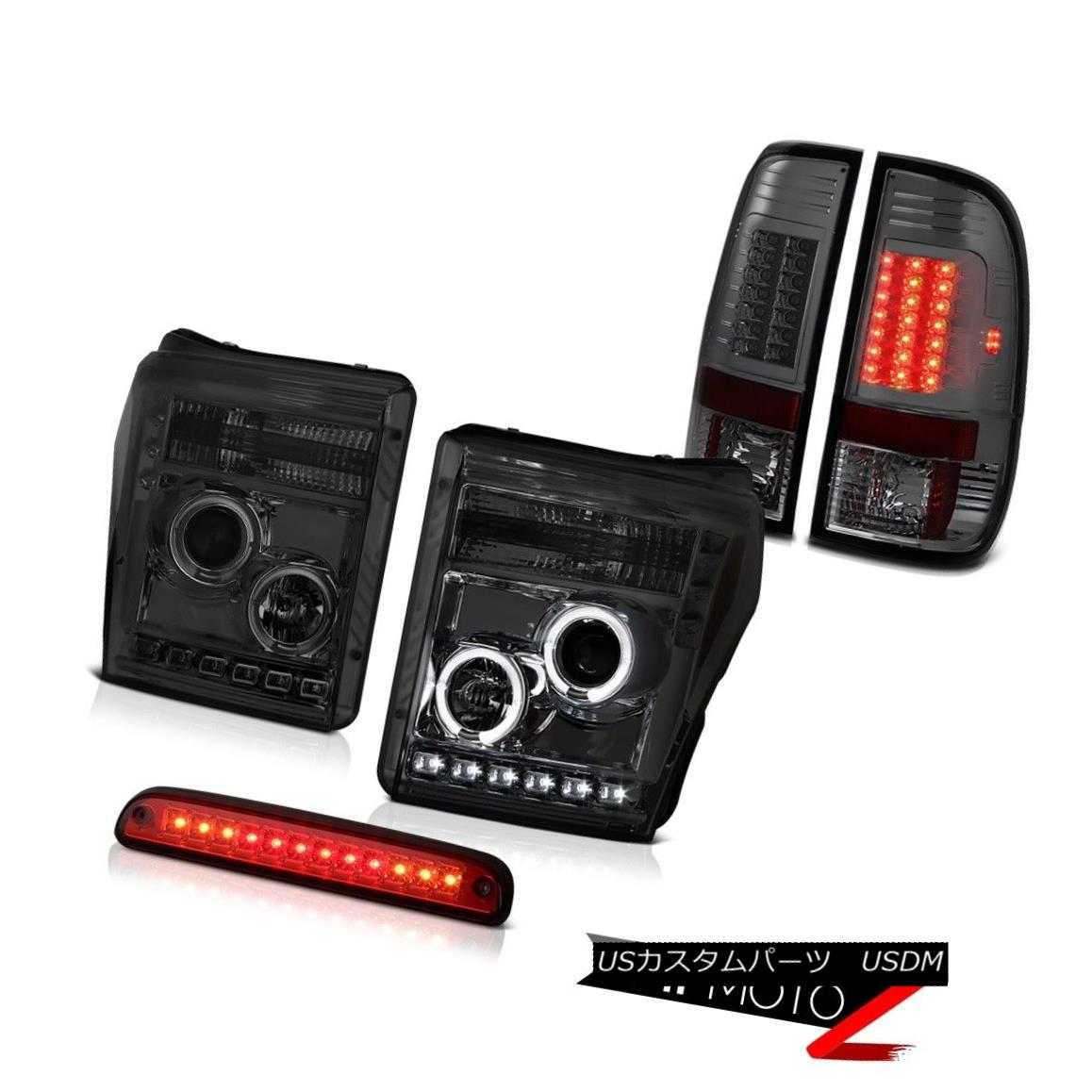 ơ饤 11-16 F250 Xl Red High Stop Light Tail Lamps Projector Headlamps LED Angel Eyes 11-16 F250 Xlåɥϥȥåץ饤ȥơץץإåɥLED󥸥륢