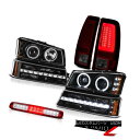 テールライト 2003-2006 Silverado Tail Lights Wine Red Third Brake Lamp Turn Signal Headlights 2003-2006シルバラードテールライトワインレッド第3ブレーキランプターンシグナルヘッドライト(2)