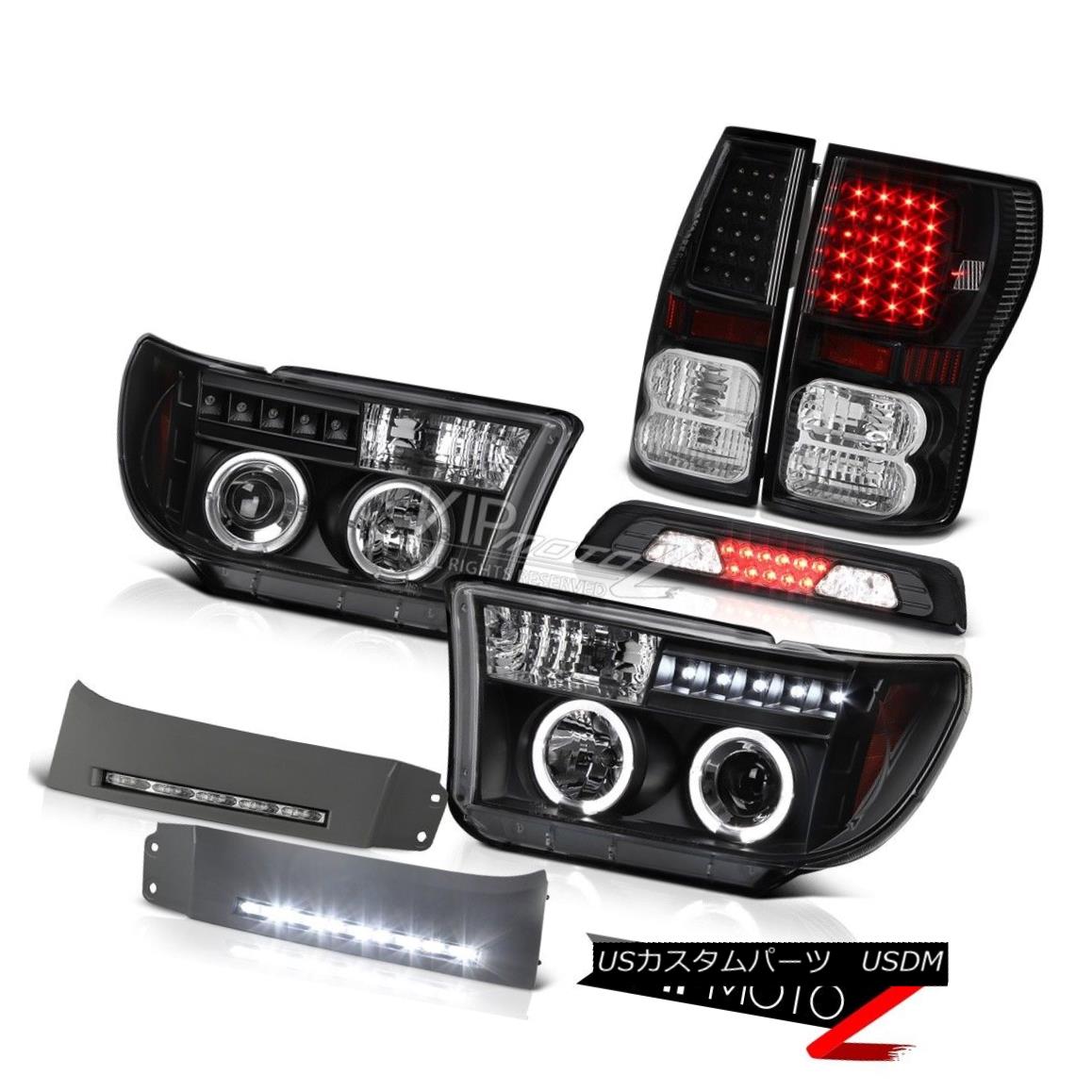 テールライト 2007-2013 Toyota Tundra Platinum Bumper DRL 3RD Brake Lamp Rear Lights Headlamps 2007-2013 Toyota Tundra PlatinumバンパーDRL 3RDブレーキランプリアライトヘッドランプ