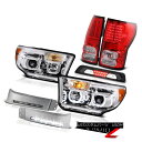 テールライト 07-13 Toyota Tundra Platinum Headlights Bumper DRL Third Brake Light Tail...