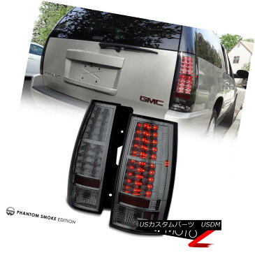 テールライト [SMOKE] 07-14 GMC Yukon XL Tahoe Suburban 1500 2500 Tint LED Taillights Taillamp [SMOKE] 07-14 GMC Yukon XLタホー郊外1500 2500ティントLED灯台タイルランプ