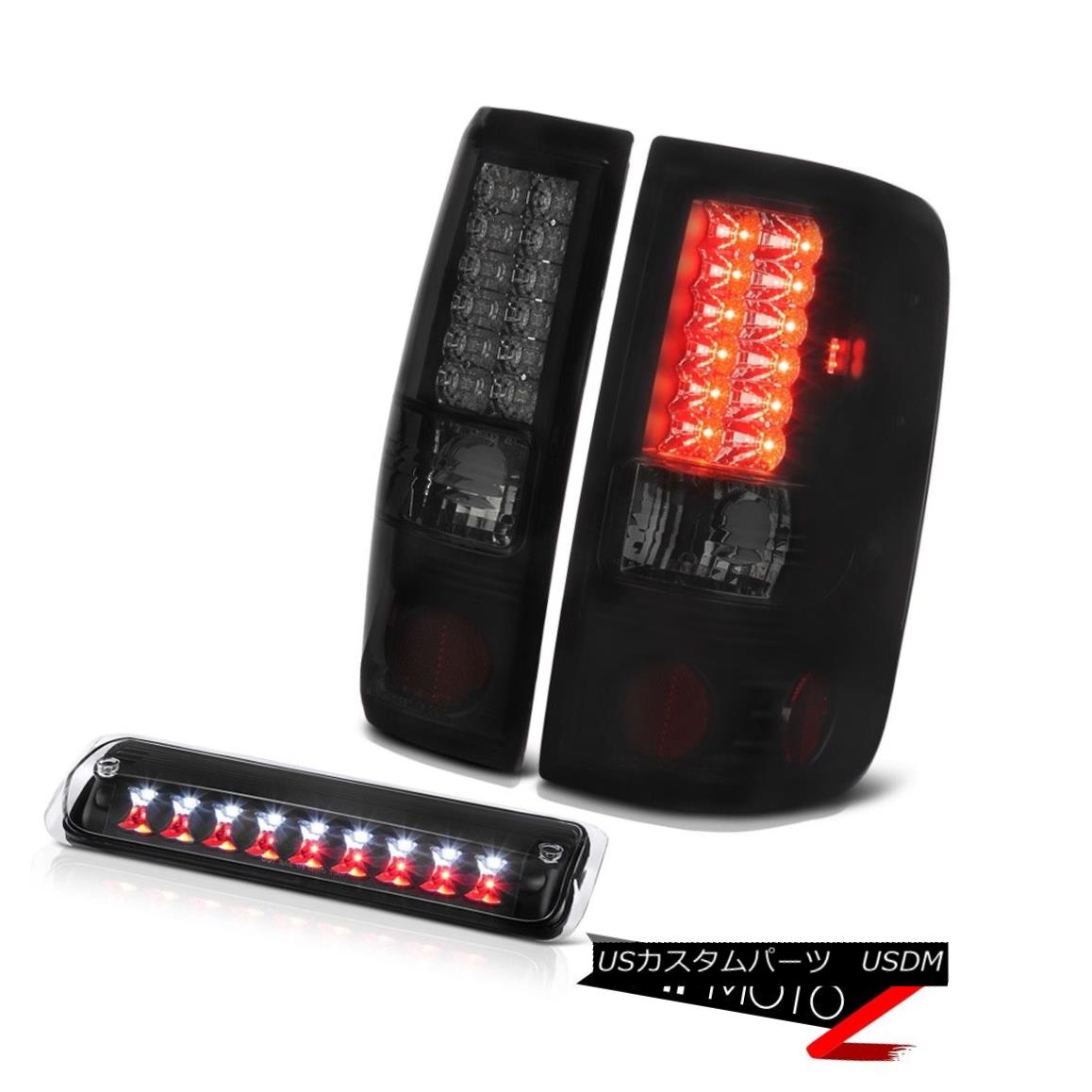 テールライト 04-08 Ford F150 XL Black Roof Brake Light Sinister Tail Lamps LED "Super Bright" 04..