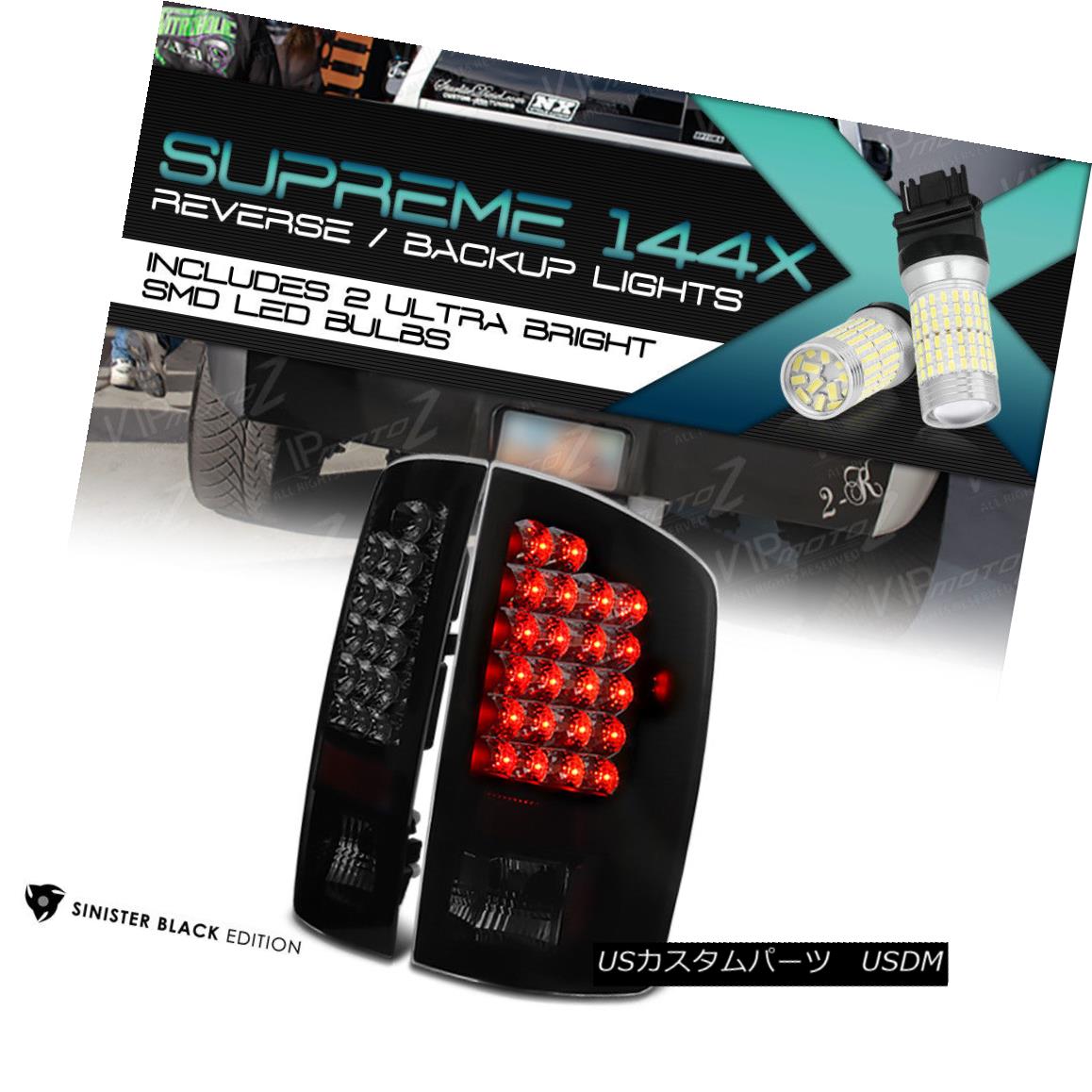 テールライト !FULL SMD REVERSE! 2002-2006 Dodge Ram 1500 2500 3500 LED Rear Brake Taillights ！FULL SMD REVERSE！ 2002-2006 Dodge Ram 1500 2500 3500 LEDリアブレーキテールライト