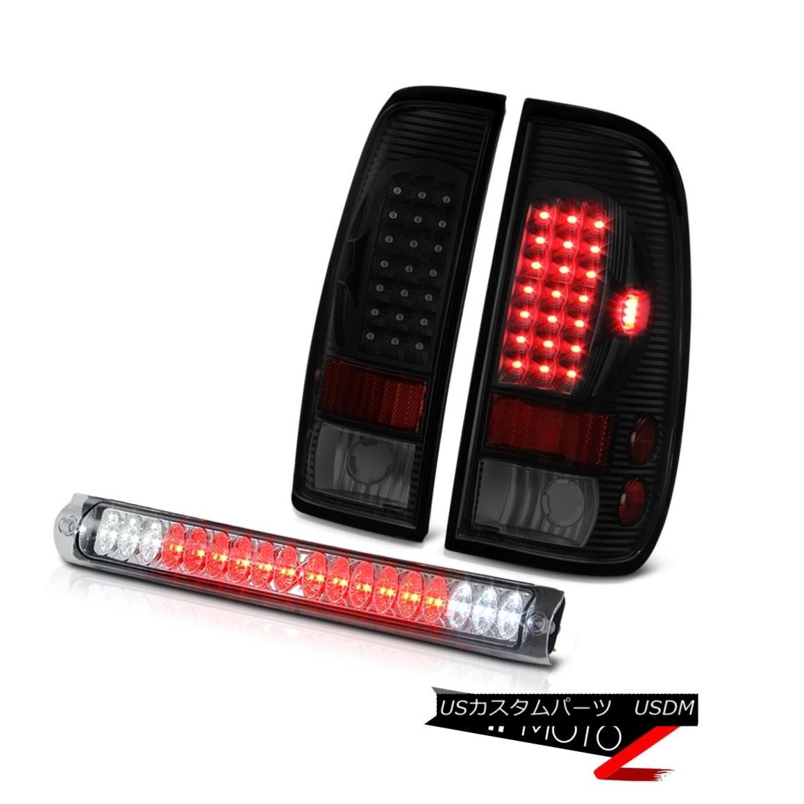 テールライト 97-03 F150 King Ranch Clear Chrome Roof Cargo Light Smoke Tinted Tail Lamps LED 97-..