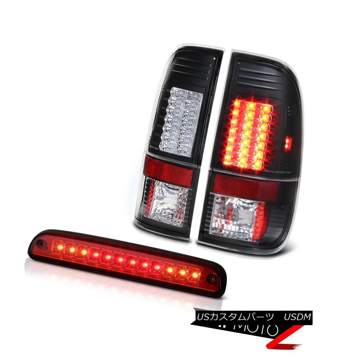 テールライト 1999-2004 F250 XLT ~BRIGHT~ LED Nighthawk Black Taillamp Third Brake Light Red 1999-2004 F250 XLT?BRIGHT?LED Nighthawk Black Taillamp Thirdブレーキライトレッド