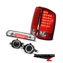 テールライト 2006 Dodge Ram 2500 LED Brake Tail Lights Halo Projector Fog Roof Stop Clear 2006 Dodge Ram 2500 LEDブレーキテールライトHaloプロジェクターフォグルーフストップクリア