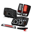 テールライト For 2004-2015 Titan LE Halo LED Headlight Tail Light High Stop SMD Cargo ...