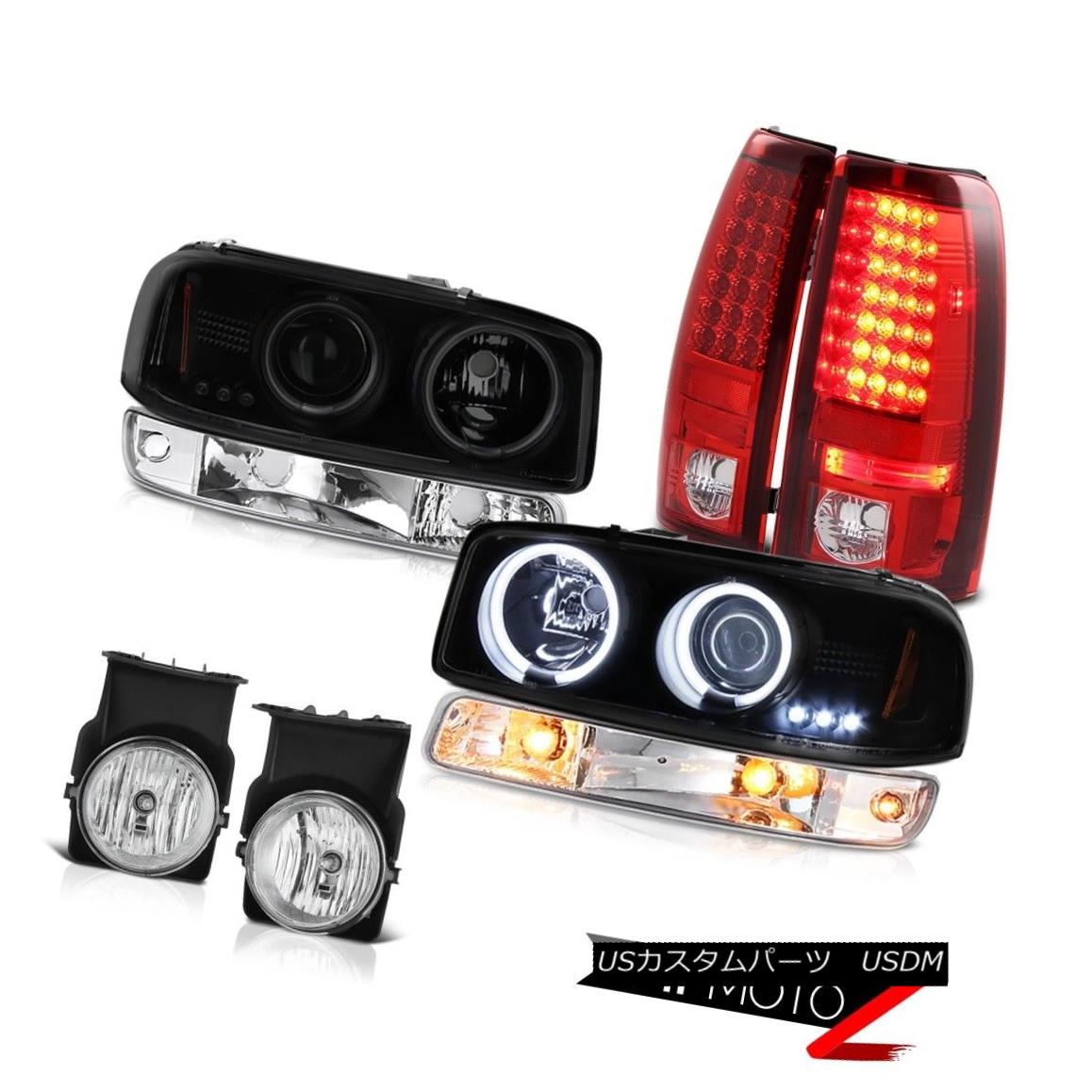 テールライト 03-06 Sierra SL Fog lights led taillamps parking light dark tinted headlights 03-06..