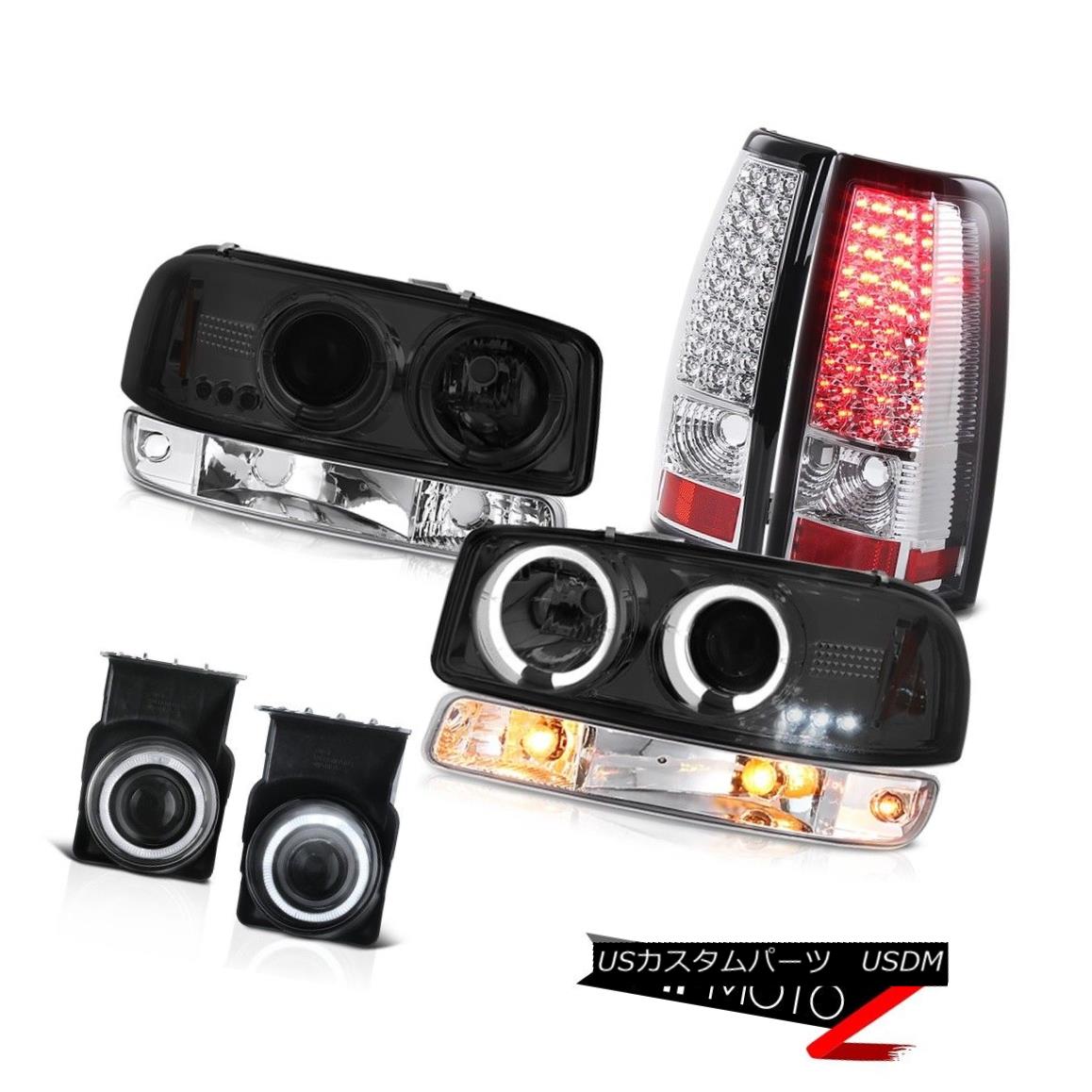 テールライト 03-06 Sierra GMT800 Fog lights taillights bumper lamp titanium smoke headlamps 03-06 Sierra GMT800フォグライトテールライトバンパーランプチタンスモークヘッドランプ