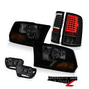 テールライト 09-16 17 18 Dodge RAM 3500 NEON Tube Tail Lights Fog Factory Style Headlamps SET 09-16 17 18 Dodge RAM 3500 NEONチューブテールライトフォグファクトリースタイルヘッドランプSET