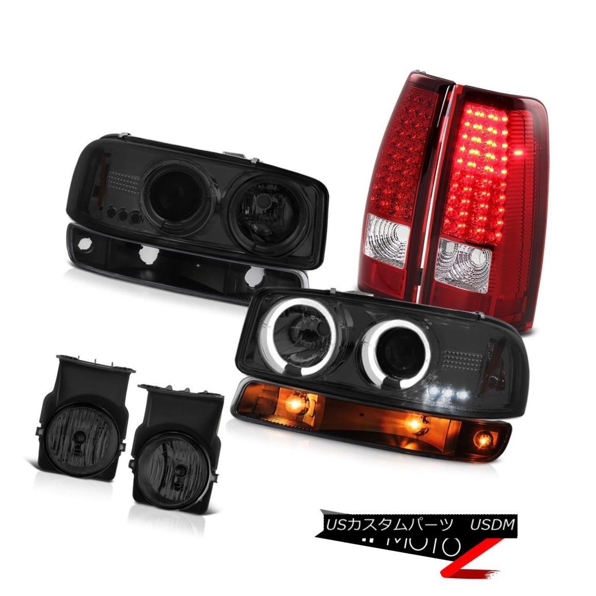 テールライト 03-06 Sierra SL Fog lamps rear led brake infinity black bumper lamp Headlights 03-06 Sierra SLフォグランプリアブレーキ付きインフィニティブラックバンパーランプヘッドライト