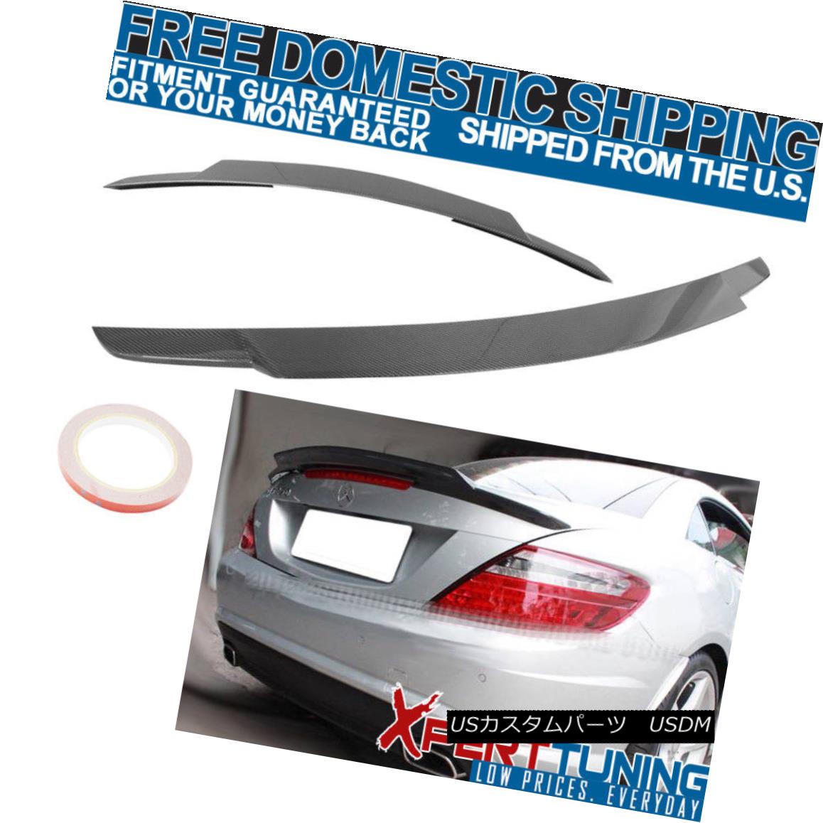 エアロパーツ 11-13 SLK Class R172 V Style Trunk Spoiler SLK55AMG SLK250 - Carbon Fiber CF 11-13 SLKクラスR172 V型トランク・スポイラーSLK55AMG SLK250 - 炭素繊維CF