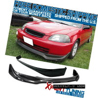 エアロパーツFits1996-1998HondaCivicEK3DrJUNUrethaneFront+RearBumperLipSpoilerFINIT1996-1998ホンダシビックEK3DrJUNウレタンフロント+リアバンパーリップスポイラー