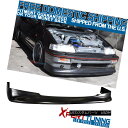 エアロパーツ Fit Honda Civic Zenki Z Style Poly Urethane Front Bumper Lip Spoiler 88 89 90 91 フィットホンダシビックZenki Z Styleポリウレタンフロントバンパーリップスポイラー88 89 90 91(2)