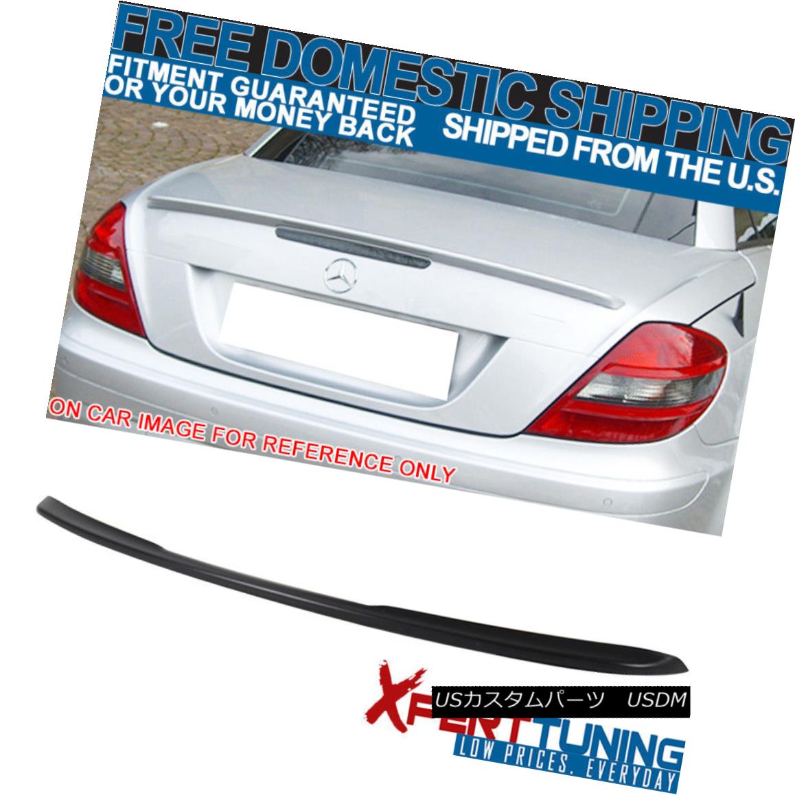 エアロパーツ Fit For 2005-2010 Benz SLK-Class R171 Convertible AMG Unpainted Trunk Spoiler 2005年 2010年のベンツSLKクラスR171コンバーチブルAMG未塗装トランク スポイラー