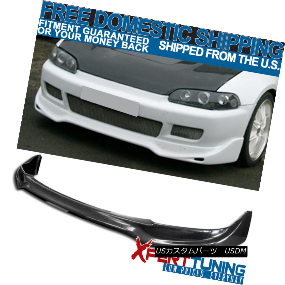 エアロパーツ Fit 1996 1997 1998 Civic Polyurethane JDM JUN Style Front Bumper Lip Spoiler Fit 1996 1997 1998シビックポリウレタンJDM JUNスタイルフロントバンパーリップスポイラー